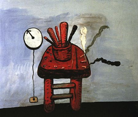 Philip Guston, Studio Bench
1979, oil on canvas