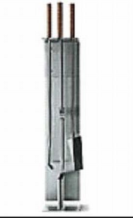 Peter Maly, Firetools with Stand (2)
1997, stainless steel with leather trim