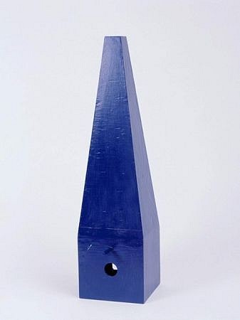 Mike Kelley, Bird House with Egg Schute
1979, wood