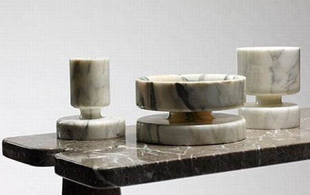 Angelo Mangiarotti, Set of Three Bowls
1968, marble