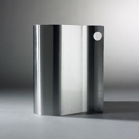 Maria Pergay, Waste Basket
c. 1970, stainless steel