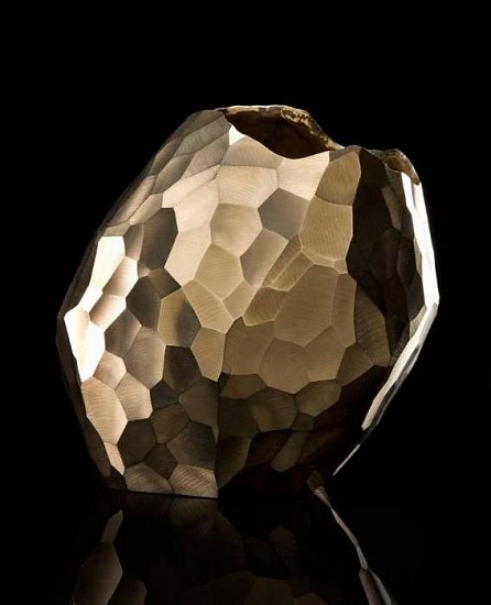 David Wiseman, Unique small bronze facet vase
USA, 2008- 2011, bronze