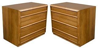 T.H. Robsjohn-Gibbings, Pair of Small Chests
c. 1950