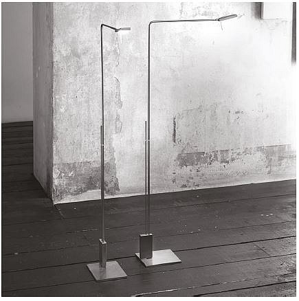 Viabizzuno, Roy Lettura - Floor Lamp
copper bronze and polished white